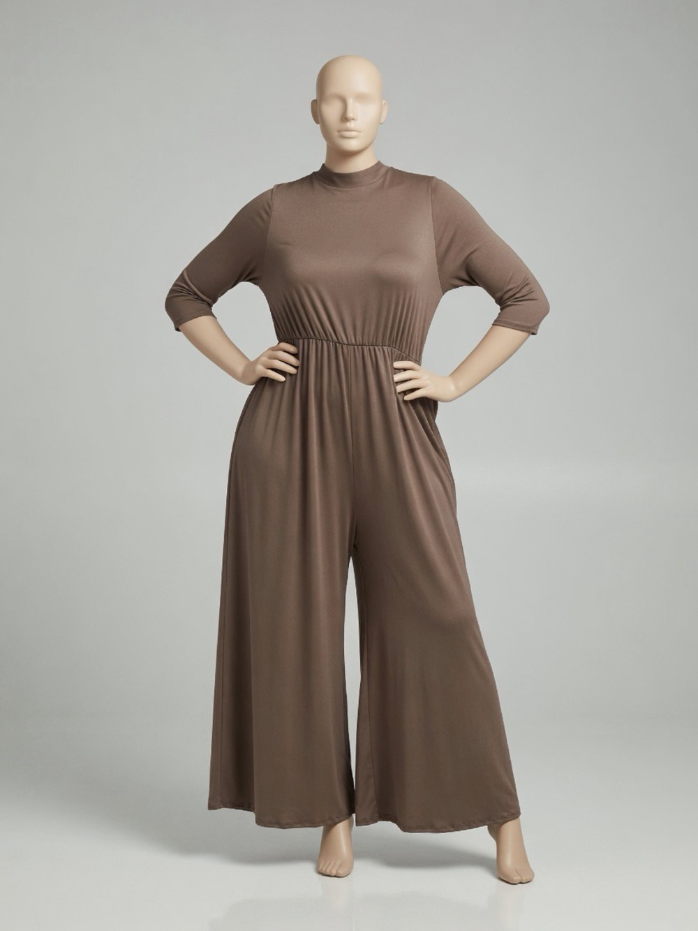 CUTE LIVD Wide-Leg Jumpsuit in Brown - Women's Comfortable Style